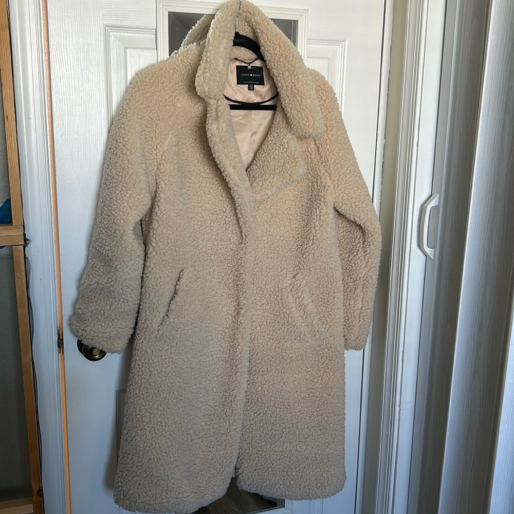 2 Button Lucky Brand Teddy Coat